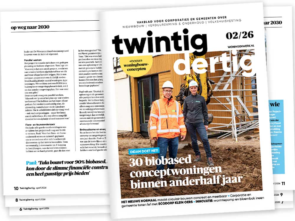 30 biobased conceptwoningen binnen anderhalf jaar. Didam doet het!