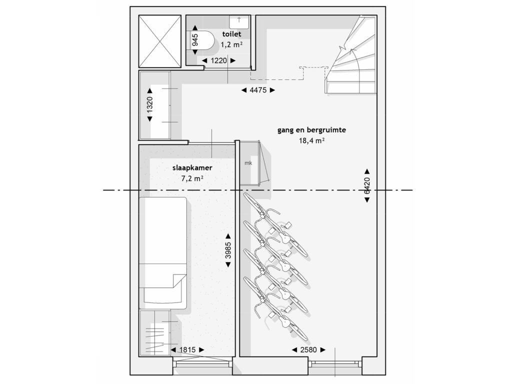 Rug-aan-rug woningen, Tala Gegrond
