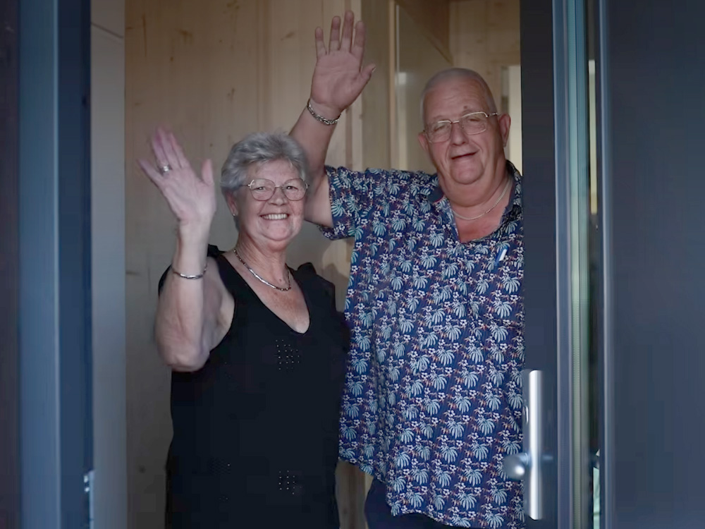 Gerrie Berendsen en haar man Bennie.